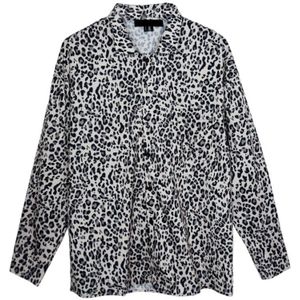 Xitao Luipaard Print Patroon Shirt Vrouwen Herfst Casual Mode Stijl Temperament Alle Match Volledige Mouw Blouse ZP2381