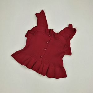 Vrouwen Breien Ruches Cropped Tanks Tops Meisjes Knit Solid Mouwloze Chic Tee Shirts Camis Crop Top Voor Vrouwelijke Zomer FL1256
