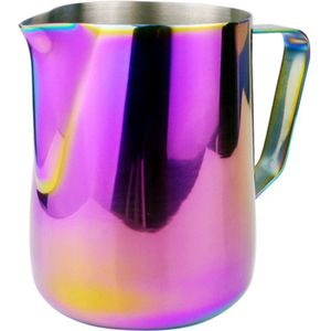 Melkkan Rvs Opschuimen Werper Pull Bloem Kopje Koffie Melkopschuimer Latte Art Melk Foam Tool Coffeeware