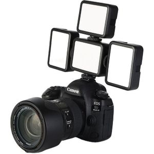 Beiyang K60 Mini Led Fotografie Verlichting Video Lichten Draagbare Camera Vullen Photo Light Lamp 2000Mah Batterij Aangedreven