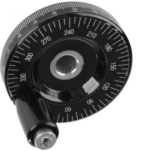 1Pcs Black 10X63Mm Solid Bakeliet Handwiel Schaal Handwiel Frezen Slijpmachine Draaibank Gebroken Handwiel Vervanging onderdelen