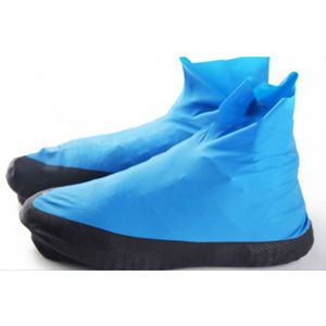 1 Paar Herbruikbare Latex Waterdichte Schoenen Covers Antislip Rubber Regen Laarzen Overschoenen Anti-Slip Bike Boot Protector covers
