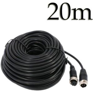 4 Pin Auto Video Kabel Omkeren Luchtvaart Hoofd Auto Camera Video Kabel 3M 5M 6M 7M 10M 15M Verlengkabel Draad Voor Auto Vrachtwagen