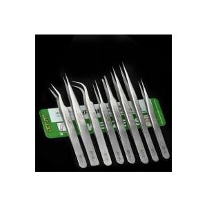 Vetus St Serie 1Pc Rvs Valse Wimpers Extension Pincet Anti-Statische Wenkbrauw Pincet Wimpers Extension Tool