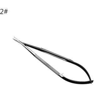 Microscopische Schaar Forcep Probe Micro Haak Pincet Spatel 12 Cm Rvs