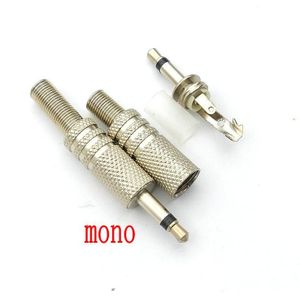 100 Stuks 3.5 Mm Mono/Stereo 3 Pole/Stereo 4 Pole Male Soldeer Metalen Connector Plug Adapter