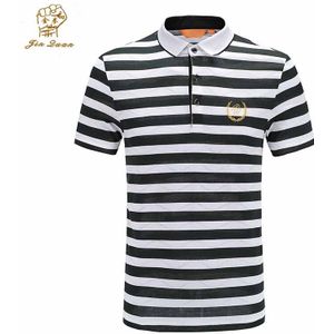 mannen Polo classic Business & Casual solid mannelijke polo shirt Korte Mouw ademend polo shirt JQ1821