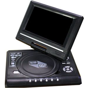 Draagbare Mini Dvd-speler Us/Uk/Eu/Au Plug 7.8Inch Hd Tv Films Lcd Mobiele Swivel scherm Rotatie Voor Multi Media Video Game Spelen