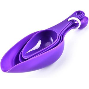4 Stuks Keuken Maatlepels Theelepel Koffie Suiker Scoop Cake Bakken Meel Maatbekers Keuken Koken Gereedschap