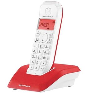 Draadloze Telefoon Motorola S1201 Rood