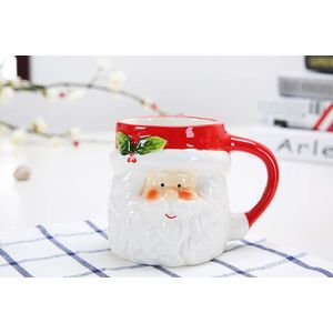 Kerstman, Sneeuwpop, Elanden Mok, xmas Cup Keramische Mok Mooie Kinderen Cup Melk Koffie Flessen Keramische Melk Glas 380Ml