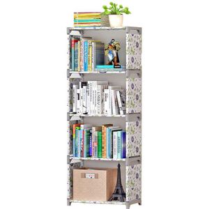 Creatieve Boekenkast Eenvoudige Boekenkast Opbergrek Combinatie Layer Plank Vloer Kinderen Boekenkasten Opslag Shelve Voor Boeken