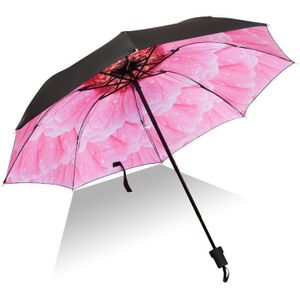 Yada Ins Regenachtige Blauwe Strepen Paraplu Opvouwbare Anti-Uv Regendicht Streep Paraplu Parasol Bescherming Parasol YD200045