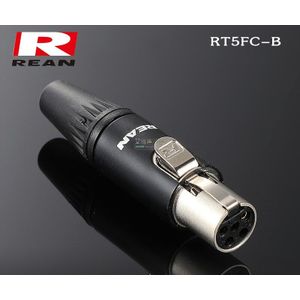 1Pcs Neutrik &#39;S Rean Mini Xlr Vrouwelijke RT4FC-B Vier-Pin Plug Draadloze Bodypack Hoofdtelefoon Hoofd Audio Speaker Hifi