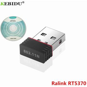 Kebidu Ralink RT5370 150Mbps Usb 2.0 Wifi Adapter Wireless Network Netwerkkaartjes 802.11 B/G/N 2.4ghz Lan Adapter