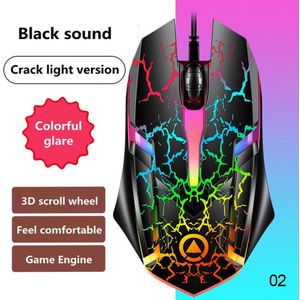1200Dpi Usb Wired Gaming Mouse Optical Computer Muis Voor Pc Laptop 3 Sleutels Ergonomische Muizen Led Light Night Glow mechanische Muis