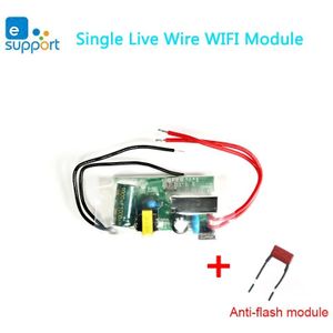 Ewelink Single Live Wire Wifi Module Diy Mini Wifi Schakelaar Timer Lichtschakelaar Afstandsbediening Module Werk Met Alexa