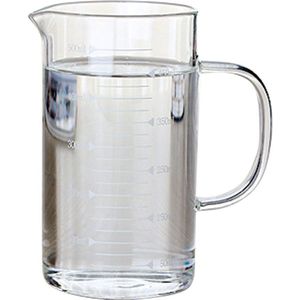 Glazen Beker Melk Creatieve 350Ml/500Ml Glazen Maatbeker Vloeistof Duurzaam 350Ml/500Ml Meting jug Drankjes Duurzaam 350Ml/500Ml