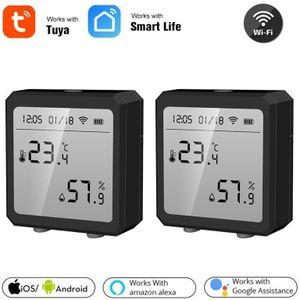 Tuya - ZN307071 - Temperatuur Vochtigheid Sensor - Digitaal - Indoor