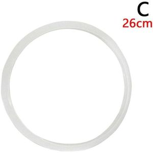 Wit Siliconen Rubber Pot O ring Afdichting Van Snelkookpan Verdikte Seal Accessoires Voor Huishoudelijke Keuken Elektrische Apparaten