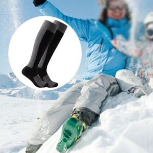 Mannen Vrouwen Winter Sport Ademend Outdoor Skiën Sok Elastische Volwassen Zachte Wandelen Anti Slip Kunstmatige Wol Skateboard Lange Warm