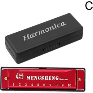 10 Gaten Voor Rock Land Folk Jazz Melodica Swan Harmonica Blues Houtblazers Harp Instrument Mond Diatonische Muziek Orgel N9V1