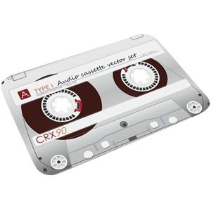 Vintage Cassette Tape Antislip Rechthoek Deur Mat Tapijt Entree Floor Decor