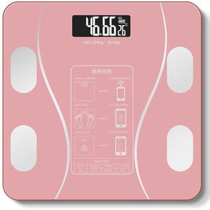 Bluetooth Elektronische Weegschaal Badkamer Gehard Glas Body Vet Schaal Led Digitale Smart Floor Weegschalen Badkamer Accessoires