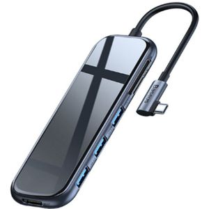 Baseus USB Type C HUB naar HDMI RJ45 Multi USB 3.0 USB3.0 Power Adapter Voor MacBook Pro Air Dock 3 poort USB-C USB HUB Splitter Hab