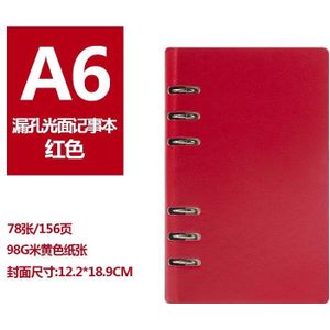 Notepad losbladige Editie A6 6 kleuren Pu chameleon Dagboek Business Notebook Cortex Planner