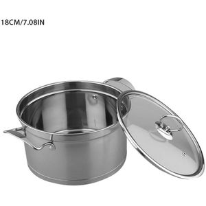 18/20/22Cm Premium Rvs Voorraad Pot Met Deksel Verdikte Schade Gratis Soeppan Kookpot kookgerei Keuken Gereedschap