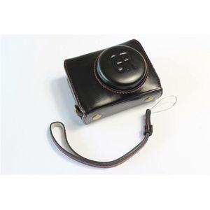 Zwart/Bruin/Koffie PU Camera Leather Case Cover Voor Ricoh GRIII GR3 Met Bottom Cover Batterij Opening Case