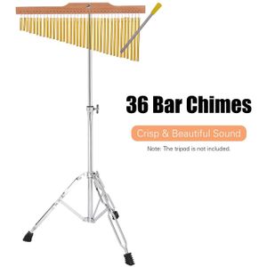 36 Bar Chimes Gold Aluminium Houten Bar Percussie Muziekinstrument Speelgoed