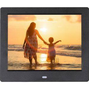 8 Inch Lcd Digitale Fotolijst Hd 1024X768 Elektronische Album Digitale Foto Muziek Video Speler Functie