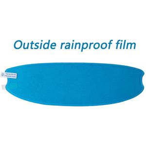 Moto Helm Anti-Fog Film Anti Regen Film Duurzaam Nano Coating Sticker Film Regendicht Universele Helm Accessoires