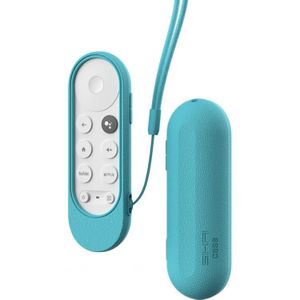 Voor Chromecast Met Google Tv Voice Remote Anti-verloren Siliconen Case Met Loop