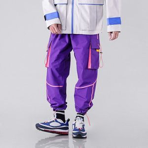 Streetwear Linten Zakken Harembroek Mannen Casual Joggingbroek Hip Hop Joggers Fashions Broek Cargo Broek Mannen Kleding