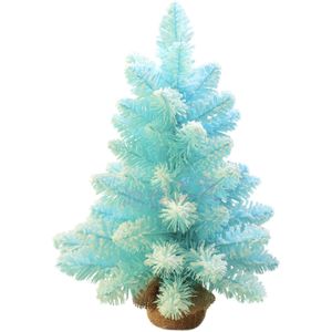 30Cm Mini Kerstboom Massaal Sneeuwvlok Stained Wit Roze Blauw Ceder Ornamenten Diy Sneeuw Home Decoratie Scene Decoratie