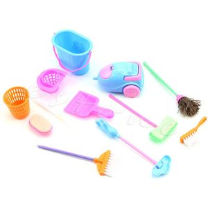 Set Van 9 Stuks Meubelen Cleaner Inrichting Kit Voor Pop Huis Schoonmaken Gxmb