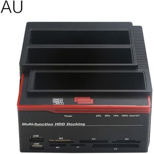 All In 1 Usb 3.0 Naar Sata Ide Externe Hoge Snelheid Harde Schijf Kaartlezer Multifunctionele Hdd Dock Base Uk/Us/Eu Plug