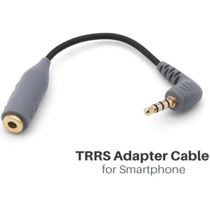 Boya Microfoon TRS naar TRRS Adapter Kabel voor RODE Videomicro 3.5MM voor iPhone 7 8 X XR XS 11 pro Max Samsung S8 S9 S10 Plus