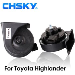 CHSKY Auto Hoorn Slak soort Hoorn Voor Toyota Highlander Kluger 2000-NU 12 v Loudness 110-129db Auto Hoorn Lange leven Hoge Lage Claxon