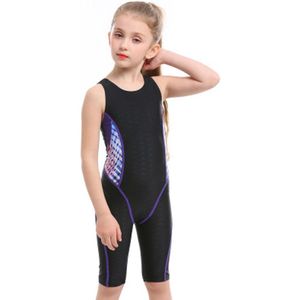 Kinderen Badpak Meisjes Sport Een Stuk Badmode Patchwork Bodysuit Kid Badpak Kind Strand Monokini