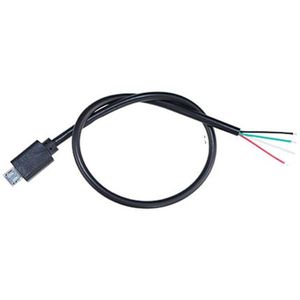 Micro USB Kabel Pigtail 0.3M Micro 5pin USB Vrouwelijke Jack 4 draden Power Pigtail Kabel Cord DIY