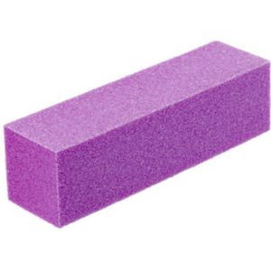 Roze Form Nail Buffers Bestand Voor Uv Gel Nail File Buffer Blok Polish Manicure Pedicure Schuren Nail Art tool 1Pcs