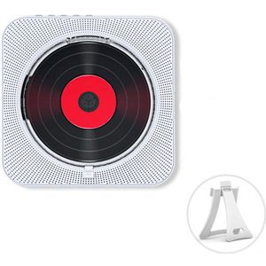 Draagbare Cd-speler Bluetooth-Compatibel Speaker Stereo Led Screen Wandmontage Cd Muziekspeler Met Afstandsbediening Fm Radio