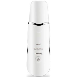 Ultrasone Huid Scrubber Peeling Schop Facial Pore Cleaner Ion Diepe Cleaning Comedondrukker Gezicht Lifting Usb Oplaadbare