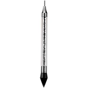 1Pcs Dubbele Hoofd Punt Boor Pen Krijt Voor Diamant Borduurwerk Diy Diamant Schilderij Pen Acryl Nail Art Tool