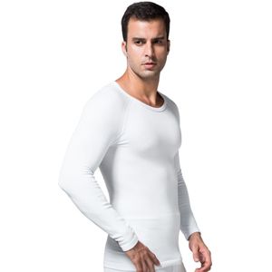 Body Shaper Shirt Corrigerende Houding Mannen Buik Controle Modeling Corset Compressie Vest Elastische Slanke Ondergoed Shapewear MS067