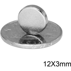 10 ~ 100Pcs 12X3 Mm Zeldzame Aarde Neodymium Magneten 12Mm X 3 Mm Krachtige Sterke Magnetische magneten 12X3 Mm Ronde Diameter 12*3 Mm
